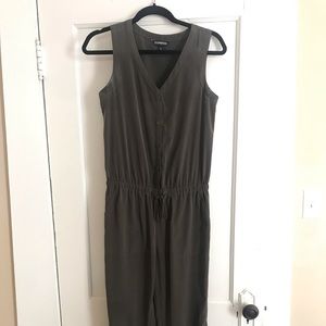 Express Army Green Jumpsuit